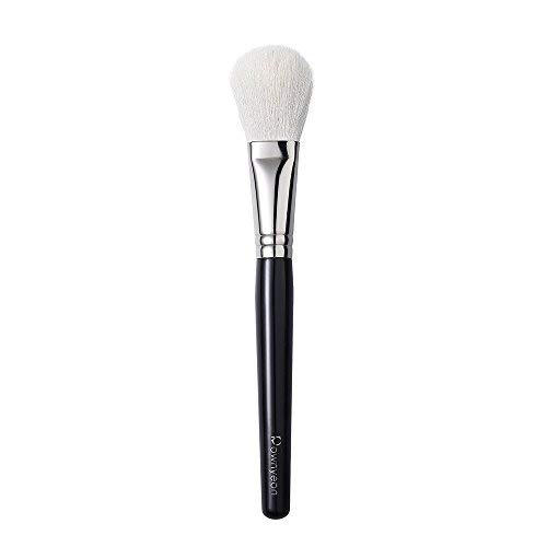 Rownyeon Blush Brush, Multipurpose Face Brush Powder Contour Makeup Brush Perfecting Brush for Facial and Bronzing Powders, Rounded-Tapered Fine Wool Hair Natural Bristle Brush