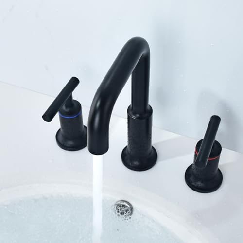 Mélangeur robinets de lavabo anti-traces double levier - 3