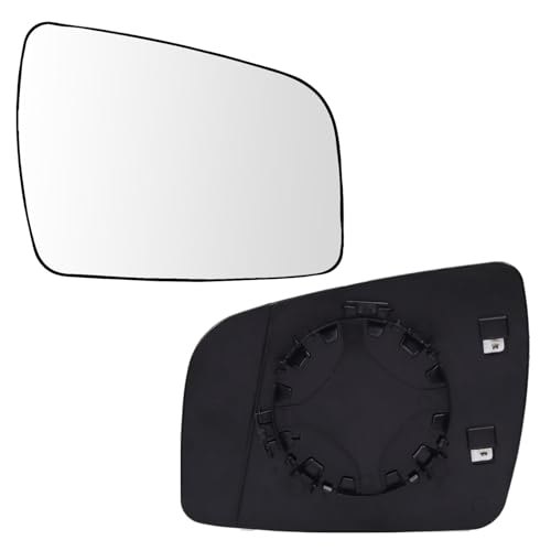 Mingke Verre de Rétroviseur Droite Compatible avec Opel Zafira B 2009-2014 Glace Retroviseur Exterieur avec Chauffant et Plaque de Support