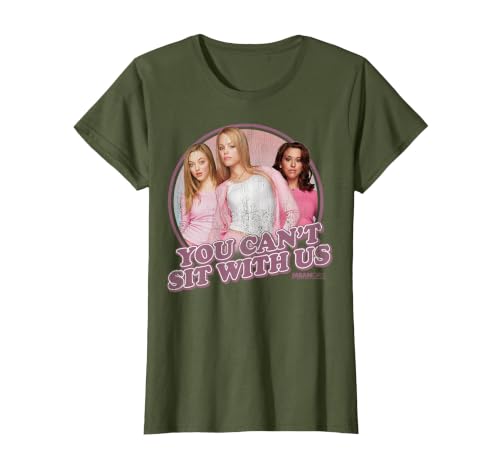 Mean Girls You Cant Sit with Us Graphic T-Shirt T-Shirt, Women, Olive Green, XX-Large