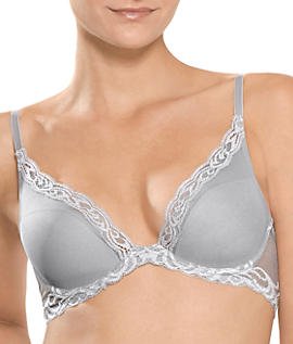 Image of Natori Women Feathers Lace Plunge T-Shirt Bra