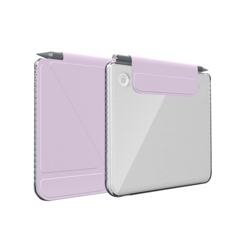 TUDIA M-Flip Coque Magnétique Transparente Amovible Compatible avec Kobo Libra Colour (2024) [Veille/Réveil Automatique] Étui Arrière Transparent Pliable...