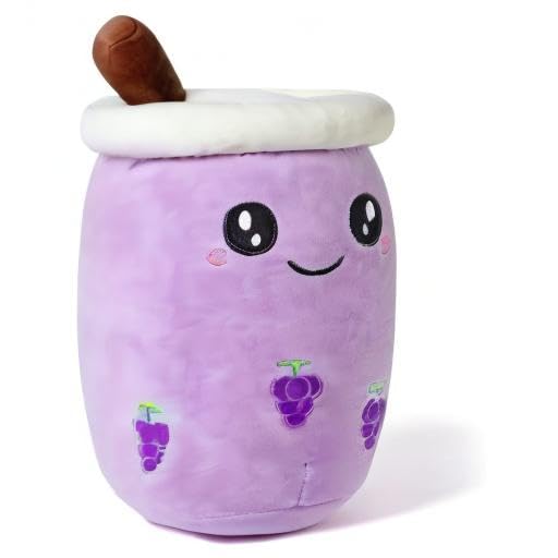 shownicer Plüschtier Boba Tea Kuscheltier Stofftier Kawaii Bubble Tea Plüsch, Plüschkissen Spielzeug, Milchtee Teetasse Kissen Puppe Wurfkissen, Schmusetier Geschenk für Kinder Mädchen Jungen