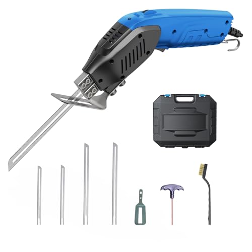 200W Air-Cooled, Electric Hot Knife - Foam Cutting Tool with Blades & Accessories Use Foam Cutter for Engraving and DIY Handmade