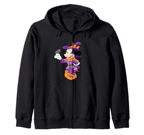 Minnie Animal Lover Zip Hoodie sweat molletonné chaud à fermeture
