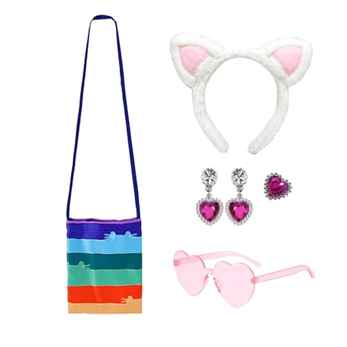 Vestido Tutu Arcoíris para Niñas con Diadema y Bolsa miniatura 4