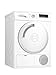 Bosch WTH83V20 Serie 4 Wärmepumpen-Trockner, 8 kg, Sensitive Drying System textilschonende Trommelstruktur, AutoDry optimale Trocknung, EasyClean einfache Filterreinigung, Endezeitvorwahl