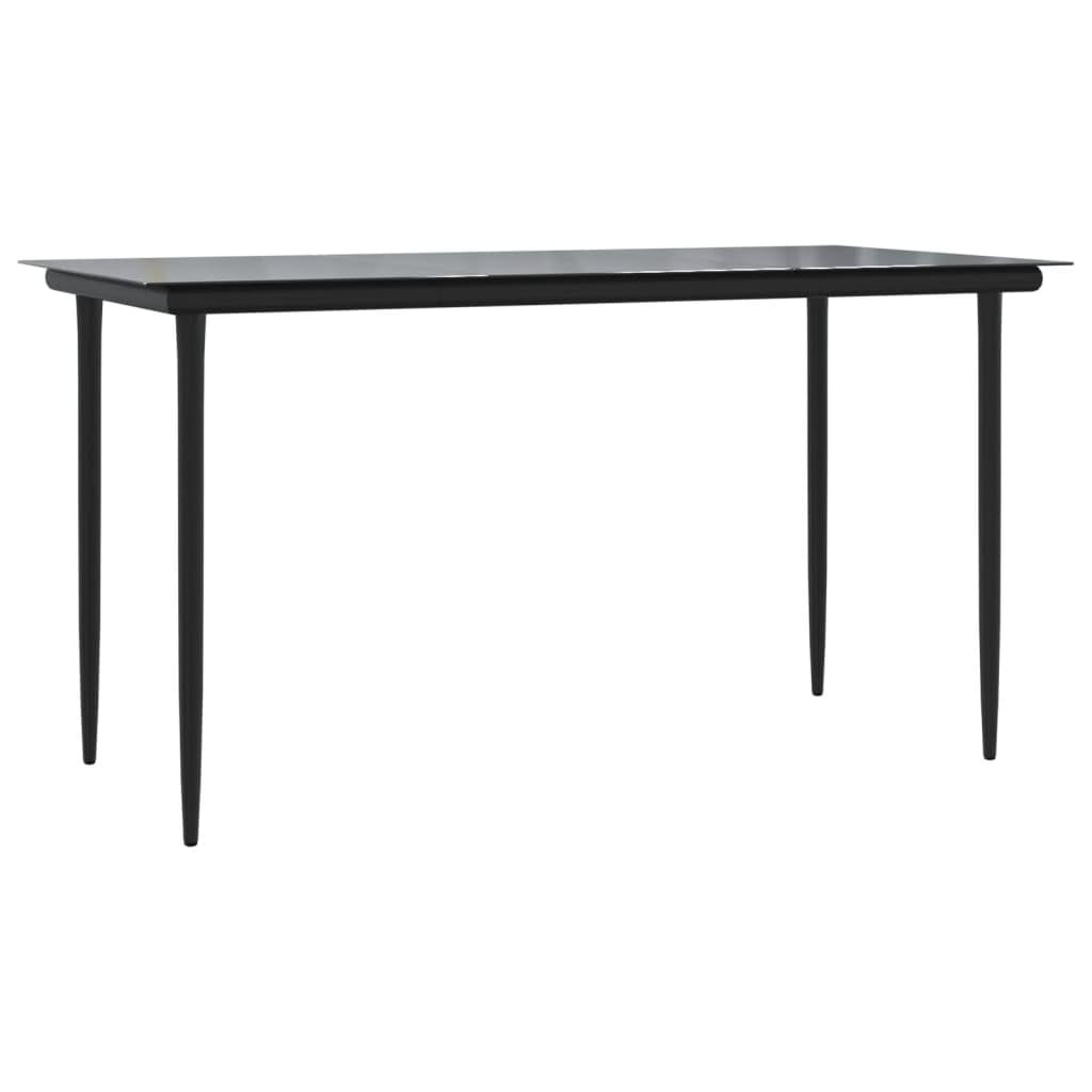 Set da Pranzo da Giardino 5 pz in Polyrattan con Tavolo e 4 Sedie | Sedie reclinabili con schienale regolabile e cuscini morbidi. Ideale per pranzi all'aperto in cortile, patio o terrazzo.