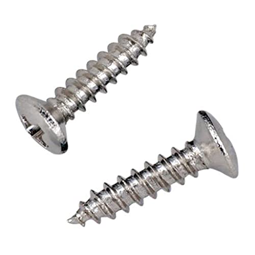 Hellery 50 stuks E gitaar bas pickguard bevestigingsschroeven onderdelen 12 mm zilver - Image 5