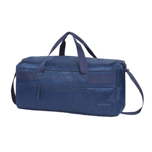 Nylon Gym Bag - Navy Blue-image-29