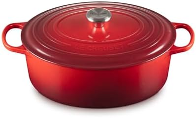 Le Creuset Enameled Cast Iron Signature Oval Dutch Oven, 8 qt., C...