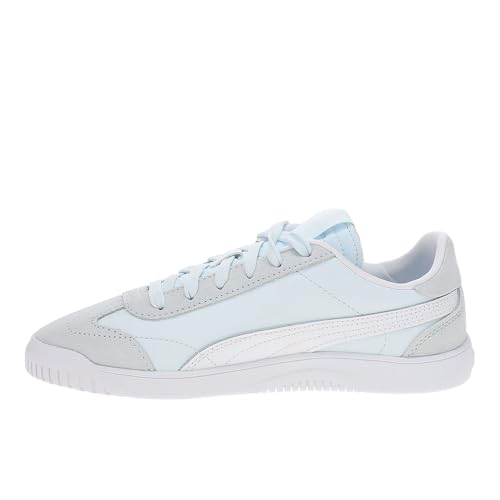 PUMA Puma, Women's, Puma Club 5V5 Suede Sneaker, Dewdrop-Puma White, 11