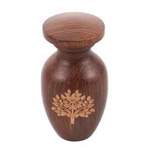 Corhad Haustier Holzurne Baumgravur Memorial