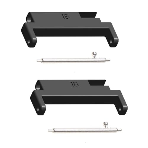 クイックリリーススマートウォッチリストストラップコネクタラグアダプター18mm-20mm調整可能な金属リンクアタッチメントブレスレット2pcsストラップコネクタバンドアダプターメタルリンクウォッチバンドヘビーデューティチェーン
