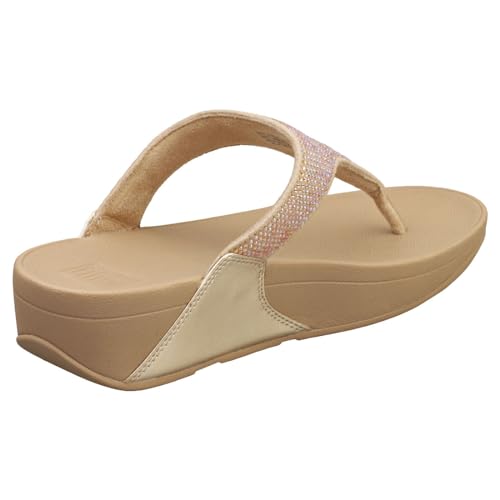 Image of FitFlop Women's LULU Crystal Embellished Toe-Post Sandals