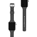 Produktbild U by UAG [U] Dot Strap Silikon Armband für Apple Watch 38mm / 40mm [Watch SE, Series 6 / Series 5 / Series 4 / Series 3 / Series 2 / Series 1, Weiches Silikon, Edelstahl Verschluss] schwarz
