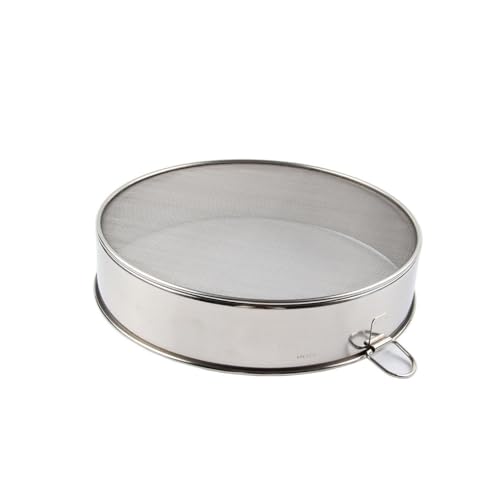 KIXZSAZ Setaccio per Farina in Acciaio Inossidabile Scolapasta Setaccio a Maglia fine da Forno per Ristorante Lavabile da Cucina per Biciclette Strumento di Cottura