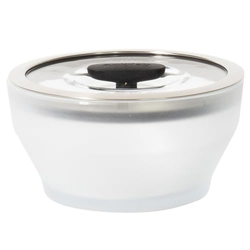 Anyday microwave steamer glass container with lid