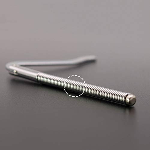 1Pcs Black Metal Bifold Money Clip Bar Wallet Replace Parts Spring Clamp Cash Holder,Wallets, Card Cases and Money Organizers4