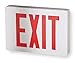 Exit Sign w/Battery Backup 2.8W Red 1
