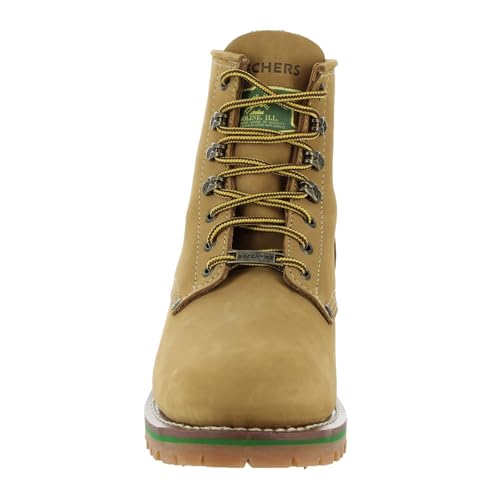 Image of Skechers Men's John Deere: Cascades Leather Lace-up Work Boots
