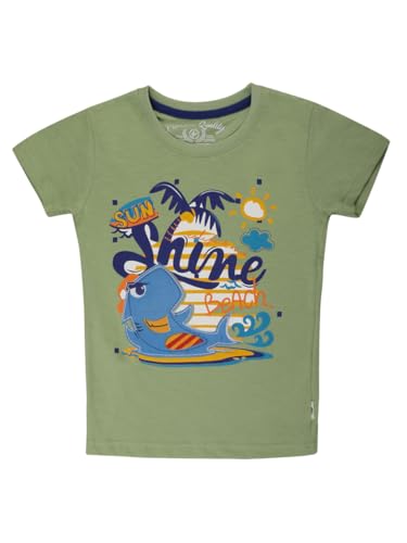 Image of Lil Tomatoes Boys Cotton Lycra T-Shirts