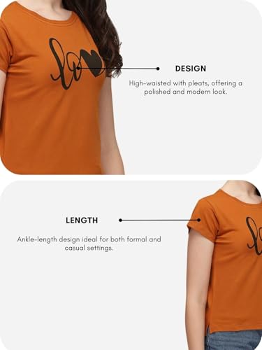 Image of DHRUVI TRENDZ Women Tops | T Shirt for Women | Tops for Jeans for Women | Western Tops for Women Stylish | T-Shirt for Women
