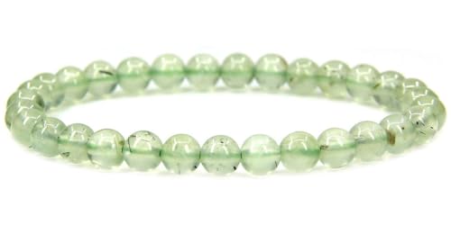 Natural Prehnite Gemstone 6mm Round...