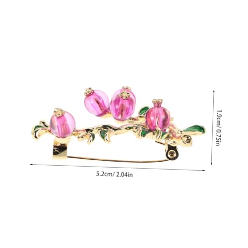 Vêtements d'automne broche persimmon unique épingle de sûreté mode - 7