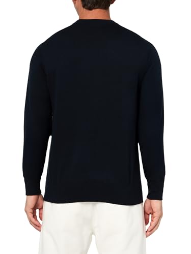 BOSS Men's Square Logo Cotton Blend Knit Sweater2