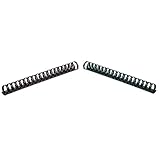 Fellowes 52367 Plastic Comb Bindings, 3/4' Diameter, 150 Sheet Capacity, Black (Pack of 100 Combs) & Plastic Comb Bindings, 1 Inch, 200-Sheet Capacity, Black, 10 per Pack (52383)