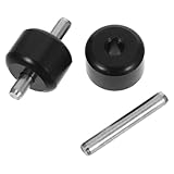 LOORGVEL Leise Staubsauger Ersatzräder 2 Stück Kunststoff Lenkrollen mit Rutschfester Oberfläche für Austausch und Reparatur von Haushaltsgeräten Hartböden