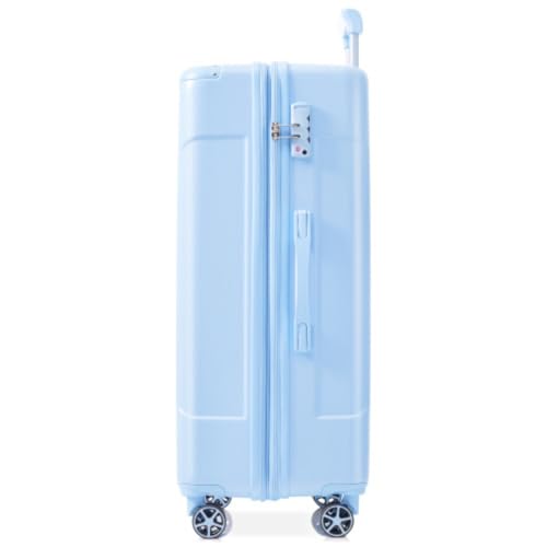 Lightweight and Durable ABS Luggage, Hard Shell Suitcase with Double Wheels, Expandable 28 Inch Checked Luggage 28 Inches, Suitable for All Kinds of Travel, Travel2