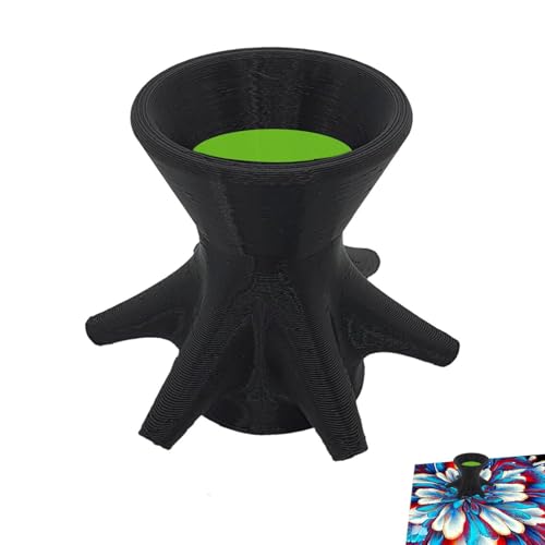 Vasos para verter flores – vasos de embudo divididos, vasos de pintura reutilizables | Vaso para verter de 7 patas, herramienta para sumergir flores inversas, accesorio para verter pintura, herra