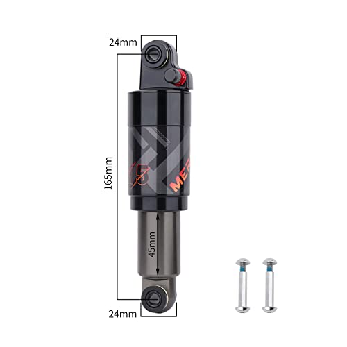 Meroca Air Pressure Rear Shock Absorber Mountain Bike Folding Bike Scooter Rear Bile 125/165/190Mm Shock Absorber #TOP1