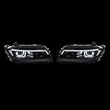Compatible for VW Tiguan L Faro 2017-2022 Coche LED DRL Hella 5 Lente de xenón Hid H7 Accesorios de Coche(Left Hand Drive)