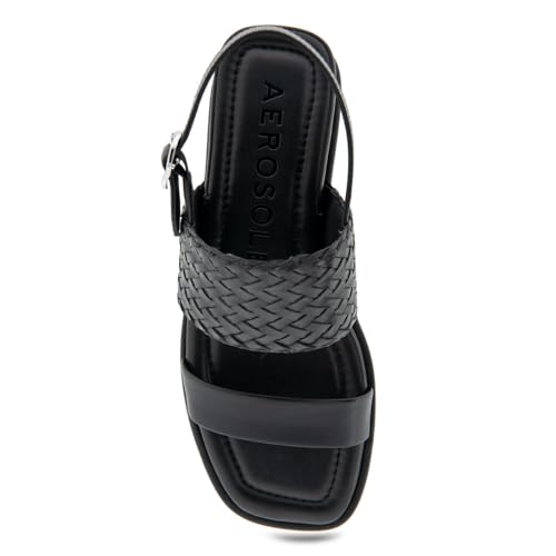 Aerosoles Women's BROOME Flat Slingback Sandal, Black PU, 7M by Aerosoles - Used condition - Image 5