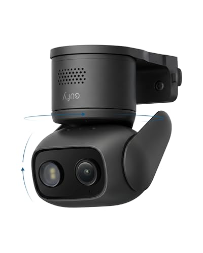 Image of eufy Security Indoor /Outdoor Camera C31, IP66, Spotlight-Free Color Night Vision,360 Coverage Pan and Tilt, AutoTracking,AI Human /Vehicle /Pet /Cry Detection,24 /7 Recording,Black (No Subscription)