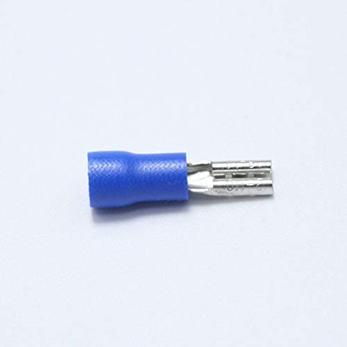 50pcs 2.8mm Crimp Terminal 2.8 Female Pre-Insulated Electrical Connectors for 16AWG - 14AWG Wire /1.5-2.5mm2 Cable IMax=15A VUQLDHAYZ