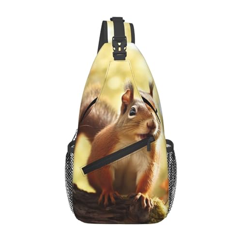 Bolsa cruzada deportiva para adultos color negro miniatura 1