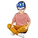Power Rangers Masks Set - Bundle 2 Pack with Red and Blue Power Ranger Masks for Dress Up Pretend Play, Stickers, More | Costume Accessories for Kids