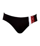 HOM Herren Dive Swim Mini Briefs Badehose, Schwarz (Black 0004), Small (Herstellergröße: 4)