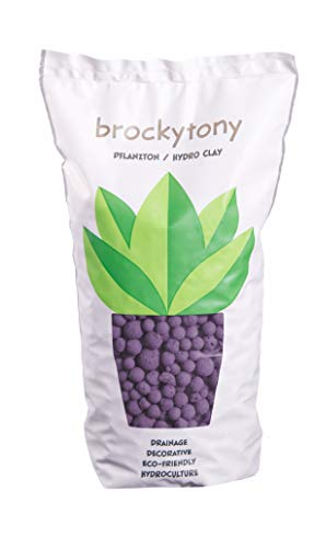 Preisvergleich Produktbild brockytony 8-16 mm. (Pflanzton, Pflanzgranulat, Blähton) 2 Liter. AUBERGINE. BT860Y2