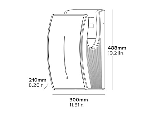 Bremmer Power Blade Händetrockner, gebürsteter Stahl