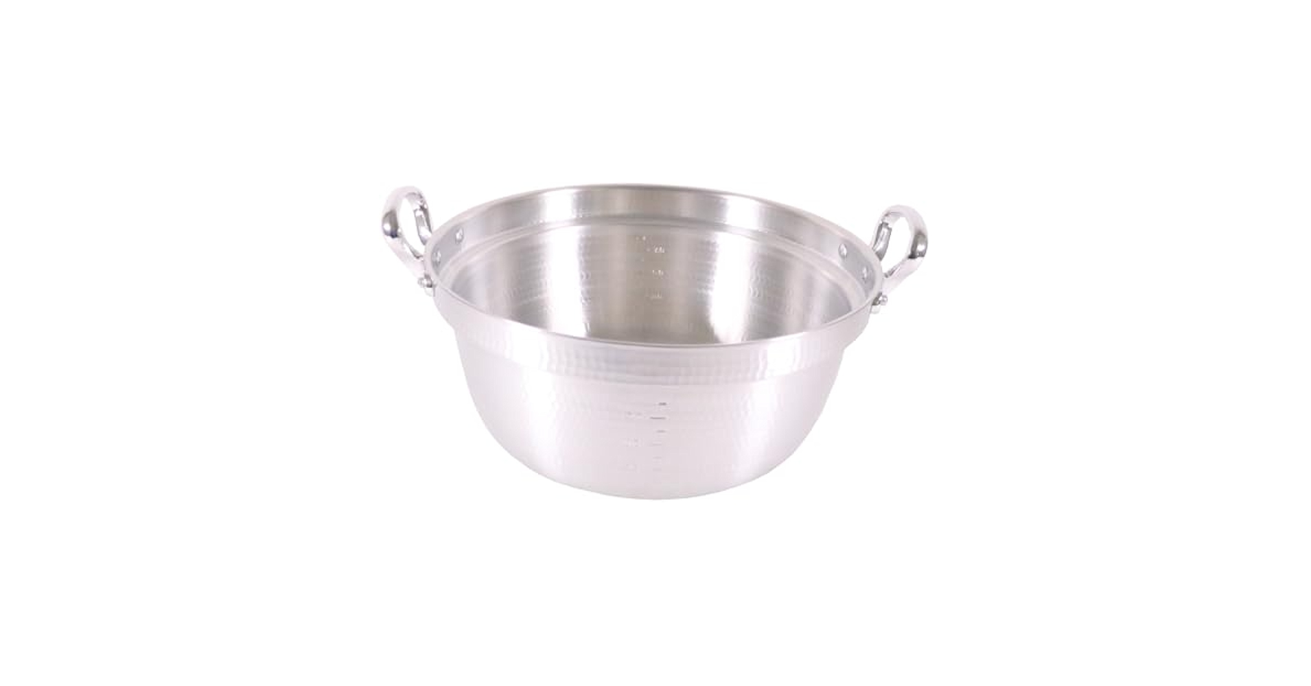 【数量限定】アルミ キング 打出 料理鍋(目盛付)36cm Amazon｜アルミ キング 打出 料理鍋(目盛付)36cm｜両手鍋