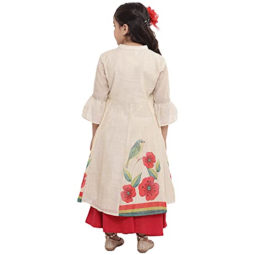 Image of Bitiya By Bhama Girl's Cotton Kurta Sets