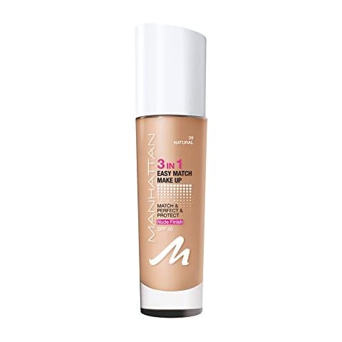 Manhattan Base de maquillaje 3 en 1 Easy Match Make Up Cover