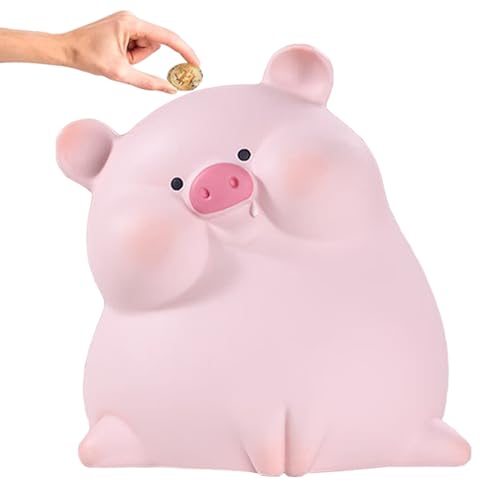 Sparschwein, Kawaii Kunststoff Sparschwein, Spardose Große mit openin für...