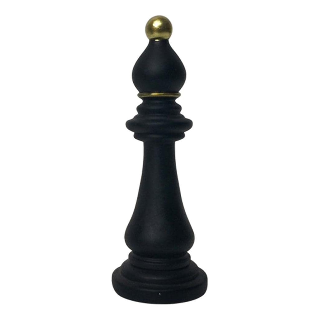 Geardeangloow International Chess Sculpture Ornament Figurine Office Artwork Craft Bishop