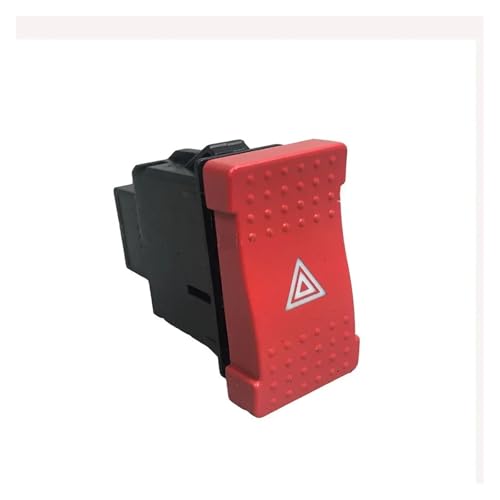 FRSWEQY Lámpara de Advertencia de Emergencia for vehículos, botón de Interruptor, luz LED de 4 Pines, Accesorios for Coche Aptos for Iveco Daily